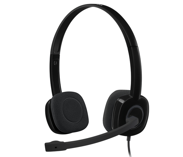 Logitech H151 (981-000589) – stereokuulokemikrofoni, musta
