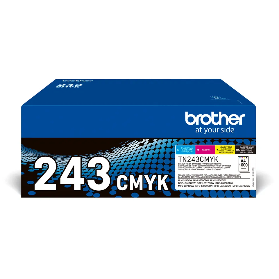 Brother TN-243CMYK – laservärikasettipakkaus, monivärinen